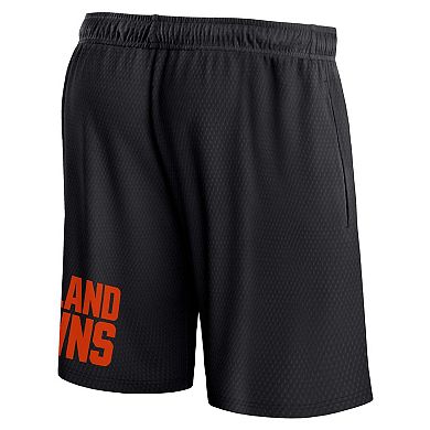 Men's Fanatics Branded Black Cleveland Browns Clincher Shorts