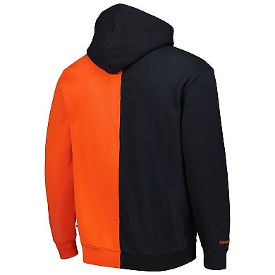 Men's Mitchell & Ness Black/Orange San Francisco Giants Fleece Full-Zip Hoodie