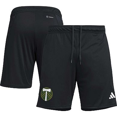 Men's adidas Black Portland Timbers 2023 On-Field AEROREADY Training Shorts