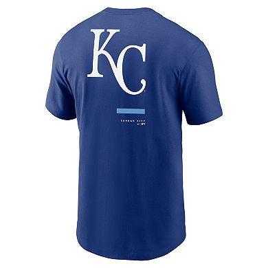 Men's Nike Royal Kansas City Royals Over the Shoulder T-Shirt