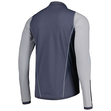 Men's adidas Gray D.C. United 2023 On-Field AEROREADY Quarter-Zip Training Top