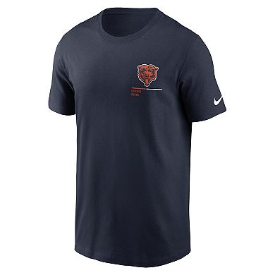 Men's Nike Navy Chicago Bears Team Incline T-Shirt