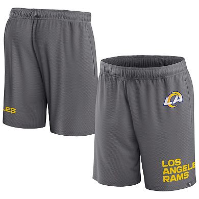 Men's Fanatics Branded Gray Los Angeles Rams Clincher Shorts