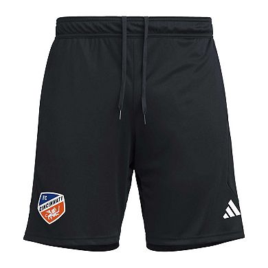 Men's adidas Black FC Cincinnati 2023 On-Field AEROREADY Training Shorts