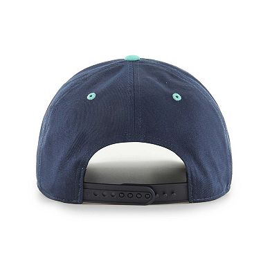 Men's '47 Deep Sea Blue/Light Blue Seattle Kraken Super Hitch Adjustable Snapback Hat