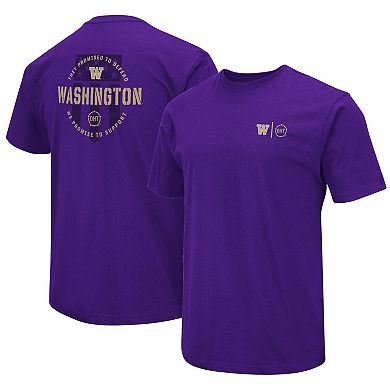 Men's Colosseum Purple Washington Huskies OHT Military Appreciation T-Shirt