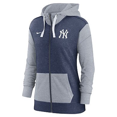 Women's Nike Navy New York Yankees Full-Zip Hoodie