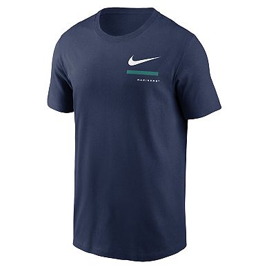 Men's Nike Navy Seattle Mariners Over the Shoulder T-Shirt