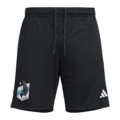 Men's adidas Black Minnesota United FC 2023 On-Field AEROREADY Training Shorts