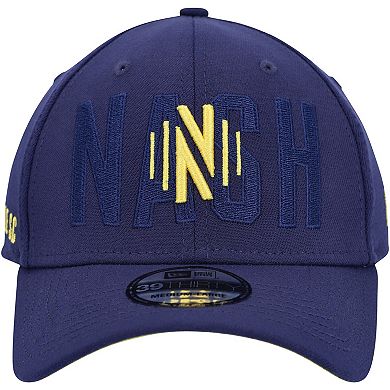 Men's New Era Navy Nashville SC Kick Off 39THIRTY Flex Hat