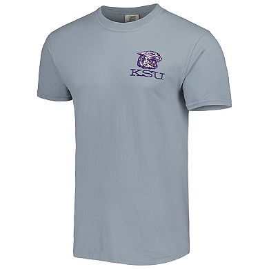 Men's Graphite Kansas State Wildcats Vault State Comfort T-Shirt
