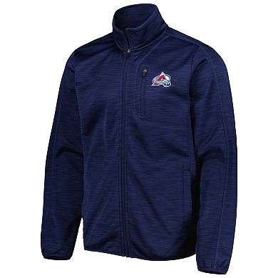 Men's G-III Sports by Carl Banks Navy Colorado Avalanche Closer Transitional Full-Zip Jacket