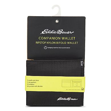 Men's Eddie Bauer Companion Ripstop Nylon Bifold RFID Wallet