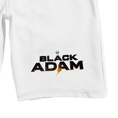 Men's Black Adam Logo Sleep Shorts