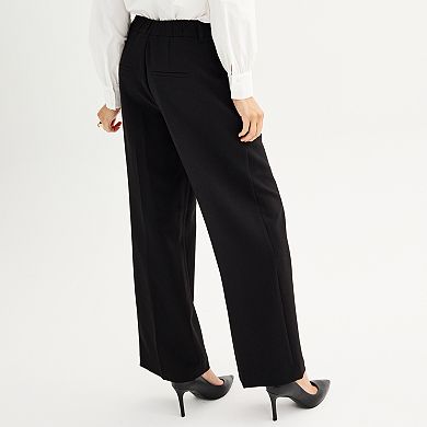 Women's Nine West High Rise Wide Leg Trouser