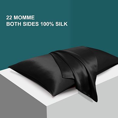 22 Momme Silk Pillowcase For Hair Skin Pillow With Zip Queen 20" X 30"