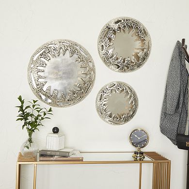 Stella & Eve Aluminum Wall Decor With Textured Pattern