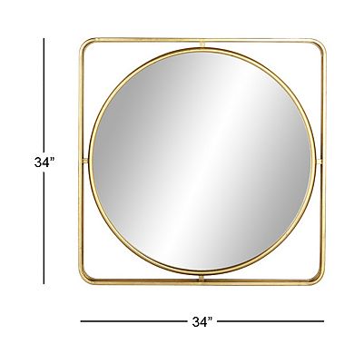 Stella & Eve Gold Iron Wall Mirror