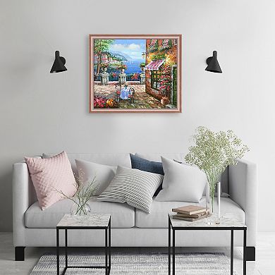 La Pastiche Cafe Italy Framed Wall Art