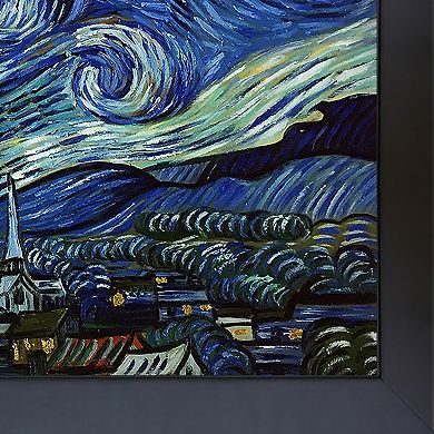 La Pastiche Van Gogh Starry Night Framed Wall Art