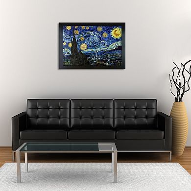 La Pastiche Van Gogh Starry Night Framed Wall Art