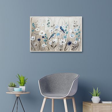 Master Piece Bluebirds in Spring by Nan Framed Print