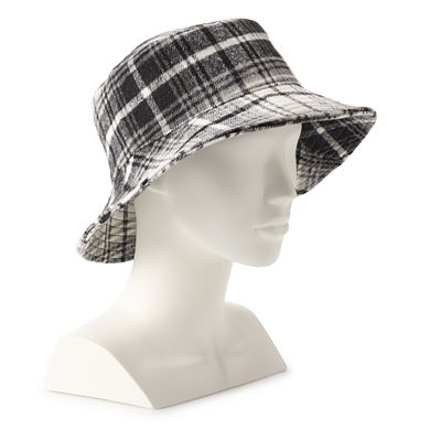 Sonoma Goods For Life Women's Plaid Felt Bucket Hat