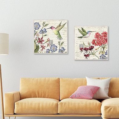 Master Piece Botanical Florals 1 & 2 Framed Prints