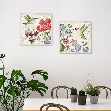 Master Piece Botanical Florals 1 & 2 Framed Prints