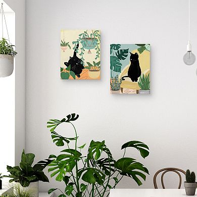 Master Piece Jungle Cats I & II Canvas Prints