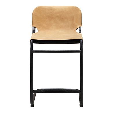 Moe's Home Collection Baker Counter Stool Tan Set Of 2