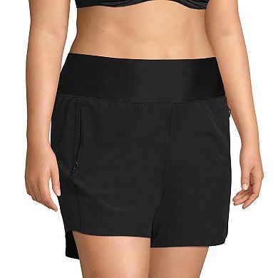 Plus Size Lands' End UPF 50 With Panty Swim Board Shorts