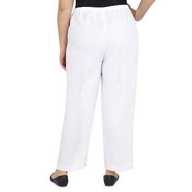 Plus Size Alfred Dunner Pull-On Straight-Leg Pants