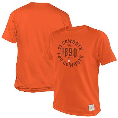 Men's Original Retro Brand Orange Oklahoma State Cowboys 1890 Original By Cowboys For Cowboys T-Shirt