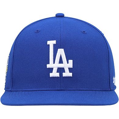 Men's '47 Royal Los Angeles Dodgers 2020 World Series Sure Shot Captain Snapback Hat