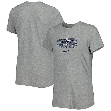 Women's Nike Gray Tottenham Hotspur Varsity Space-Dye T-Shirt