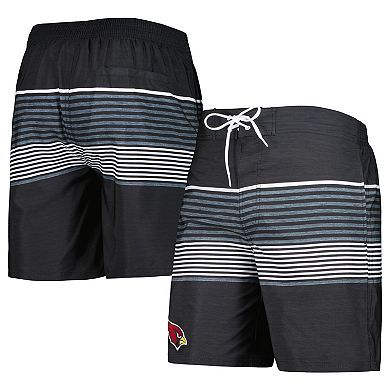 Men's G-III Sports by Carl Banks Black Arizona Cardinals Coastline Volley Swim Shorts