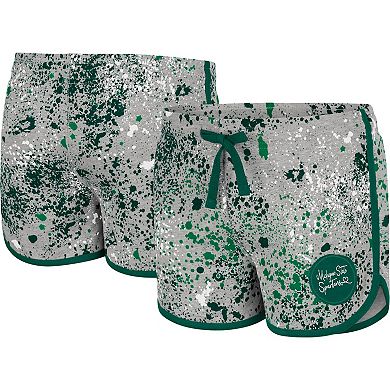 Girls Youth Colosseum Gray Michigan State Spartans Sweet Pea Shorts