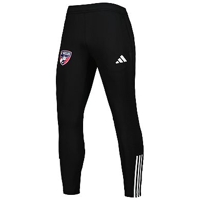 Men's adidas Black FC Dallas 2023 On-Field Team Crest AEROREADY Training Pants