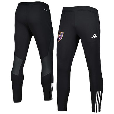 Men's adidas Black Real Salt Lake 2023 On-Field Team Crest AEROREADY Training Pants