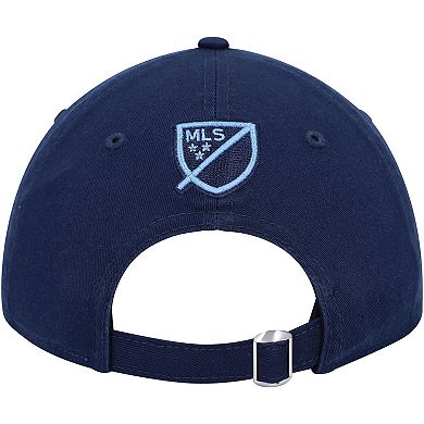 Men's New Era Sky Blue Sporting Kansas City Kick Off 9TWENTY Adjustable Hat