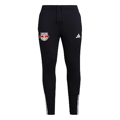 Men's adidas Black New York Red Bulls 2023 On-Field Team Crest AEROREADY Training Pants