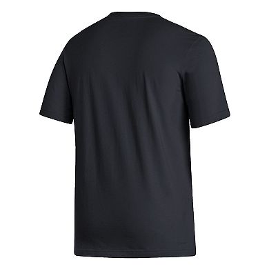 Men's adidas Black Louisville Cardinals Locker Lines Softball Fresh T-Shirt