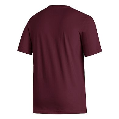 Men's adidas Maroon Arizona State Sun Devils Locker Lines Softball Fresh T-Shirt
