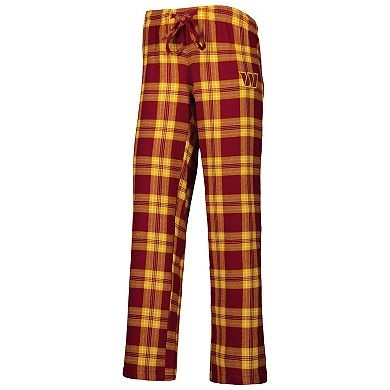 Women's Concepts Sport Burgundy/Gold Washington Commanders Plus Size Badge T-Shirt & Pants Sleep Set