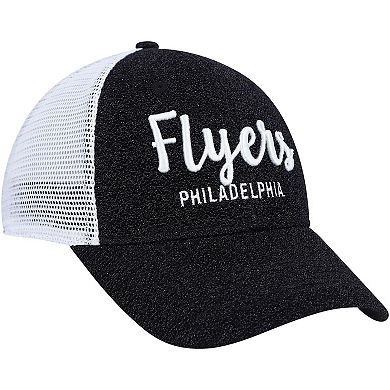 Women's '47 Black/White Philadelphia Flyers Encore MVP Trucker Snapback Hat