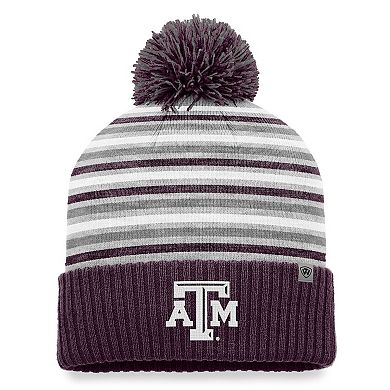 Men's Top of the World  Maroon Texas A&M Aggies Dash Cuffed Knit Hat with Pom