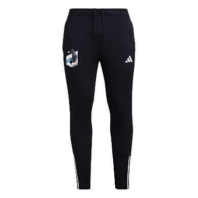 Men's adidas Black Minnesota United FC 2023 On-Field Team Crest AEROREADY Training Pants