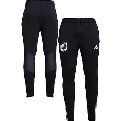 Men's adidas Black Minnesota United FC 2023 On-Field Team Crest AEROREADY Training Pants