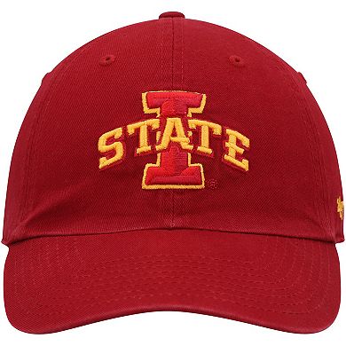 Men's '47 Cardinal Iowa State Cyclones Clean Up Adjustable Hat